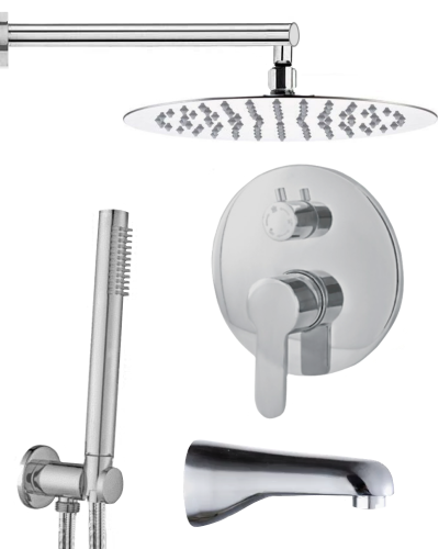 Душевая система ALMAes Marita TVZ-8839 встраиваемая цвет хром