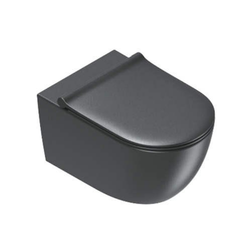 Чаша унитаза подвесная Catalano Sfera 511550022 цвет черный матовый без сиденья безободковая смыв торнадо