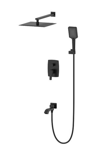 Душевая система Wonzon & Woghand FLEX WW-88939072-MB встраиваемый в стену