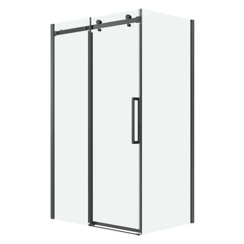 Душевой уголок Grossman Classic 120.K33.04.1480.42.00 140х80 стекло прозрачное профиль графит сатин без поддона