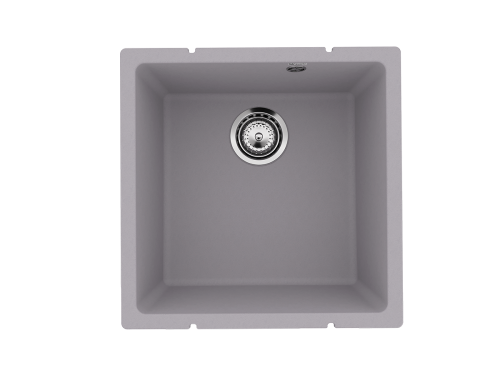 Кухонная мойка Ulgran Quartz Under 400-04 45х45 цвет платина