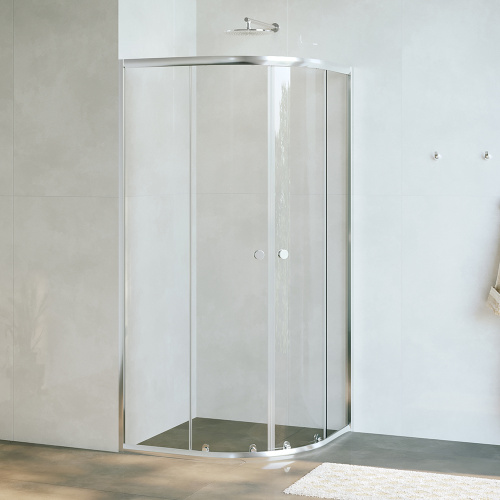 Душевой уголок RGW Dolphin 28912488-101 80х80 стекло текстурное профиль хром глянцевый без поддона