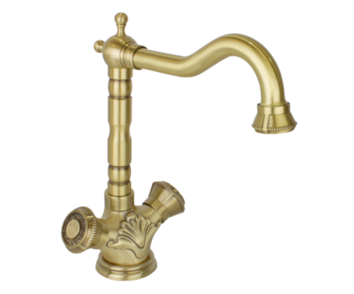 Смеситель Bronze de Luxe ROYAL 10105 на раковину бронза