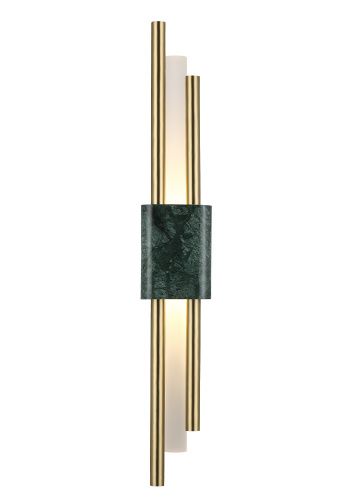 Светильник настенный Crystal Lux Carta (Царта) CARTA AP6W LED GREEN/BRASS