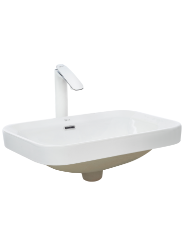 Раковина WeltWasser WW DEILBACH 6035 (10000003892) подвесная цвет белый глянцевый Раковина WeltWasser WW DEILBACH 6035 (10000003892) подвесная цвет белый глянцевый