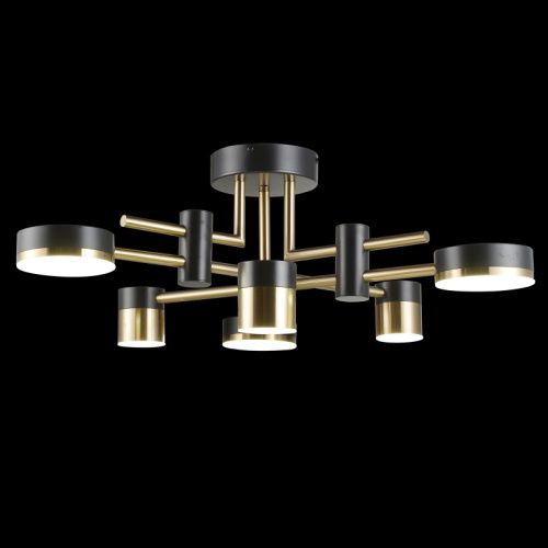 Люстра потолочная Natali Kovaltseva Loft Led (Лофт Лед) LED LAMPS 81368 GOLD BLACK