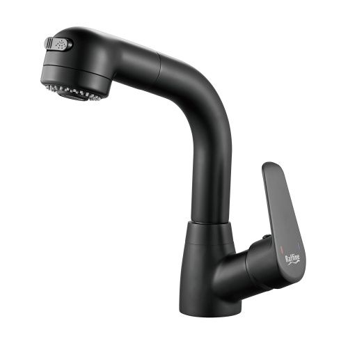 Смеситель Raffine F291H на раковину черный