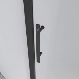 Душевая дверь Veconi Evo E1-B-130-01-C9 130х195 стекло прозрачное профиль черный матовый - фото 2