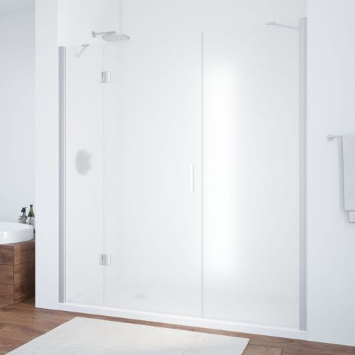 Душевая дверь Vegas-Glass AFP-F TUR+NOVO AFP-F NOVO 210 07 10 L 210х189 стекло матовое профиль хром матовый