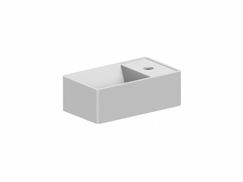 Раковина Scarabeo Lavabi d’Arredo 41 см 8031/R41x23 накладная/подвесная цвет белый