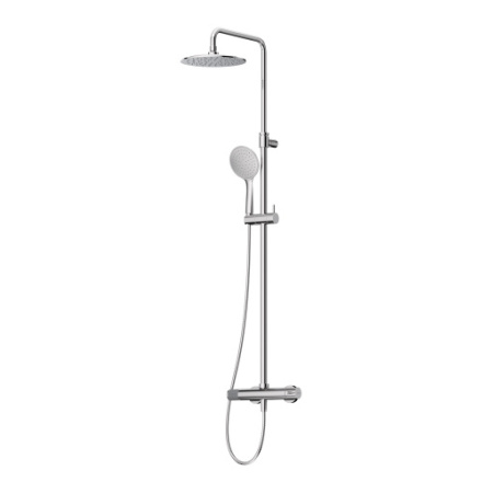Душевая стойка Cezares LEAF LEAF-CDA-25-L-01 настенная цвет хром