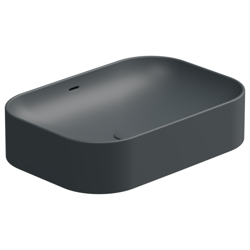 Раковина GSG Ceramic Design Easy 60см EALAVTP60028 накладная цвет черный