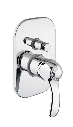 Смеситель для ванны и душа Webert Aurora AU860101015 настенный хром