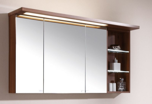 Зеркало-шкаф Puris Swing SET41122R(161) 120х15х68 подвесной цвет белый глянцевый