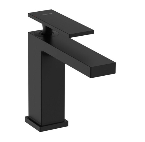 Смеситель Hansgrohe Tecturis E 73010670 на раковину/столешницу черный матовый