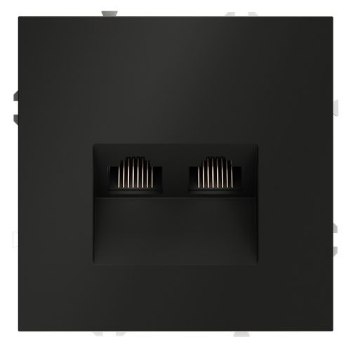 Розетка компьютерная двойная VOLTUM S70 VLS060208