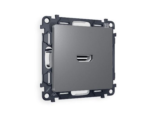 Комплект механизма розетки HDMI 2.0 40V/500mA 2.0GHz 5-18Gbit/s Ambrella Volt Alfa (Алфа) MA664010
