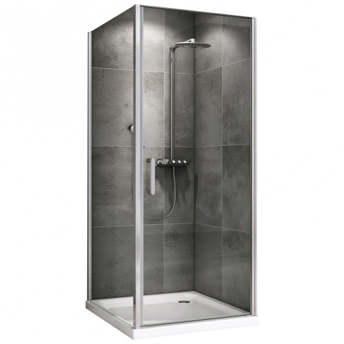 Душевой уголок Abber Sonnenstrand AG04100-S75 75х100 стекло прозрачное профиль хром глянцевый