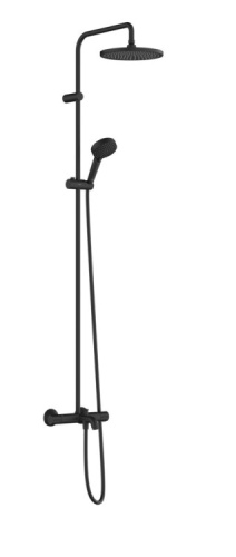 Душевая стойка Hansgrohe Vernis Blend 26899670 настенная цвет черный матовый