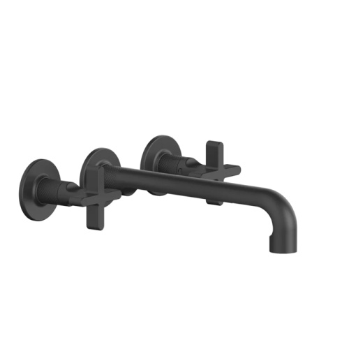 Смеситель для раковины Gessi Inciso 58192#299 встраиваемый в стену черный (внешняя часть)