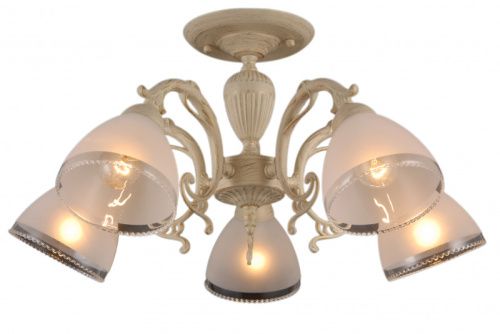 Люстра на штанге Natali Kovaltseva 79010 79010/5C BEIGE GOLD