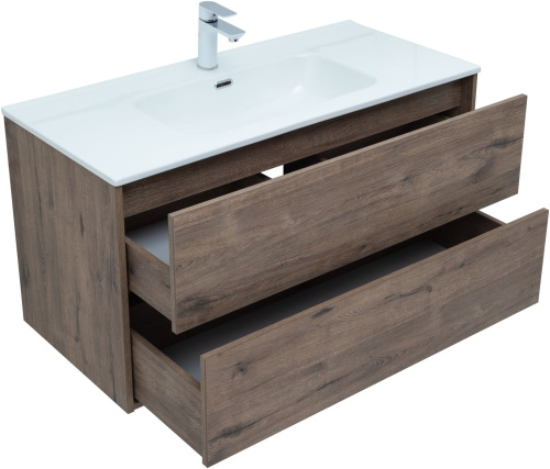 Тумба под раковину Aquanet Lino Flat 00287545 100х45,5х52 подвесная