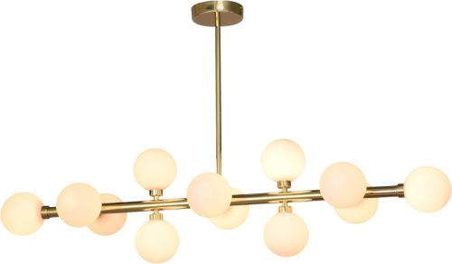 Люстра на штанге iLamp Golden (Голден) 712P/12 GL-WH