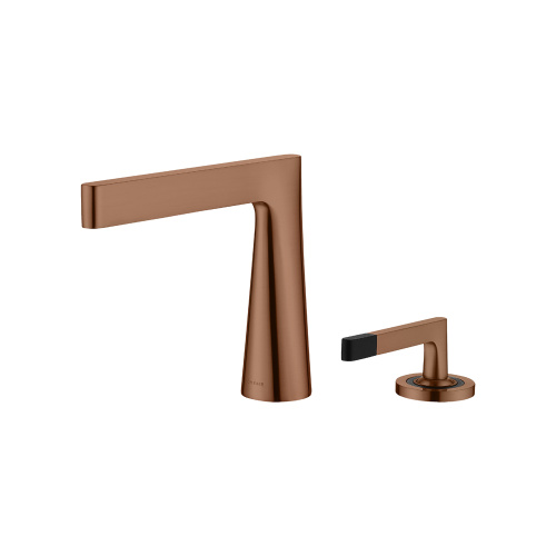 Смеситель Boheme Duo 161-BRB на раковину/столешницу бронза брашированная