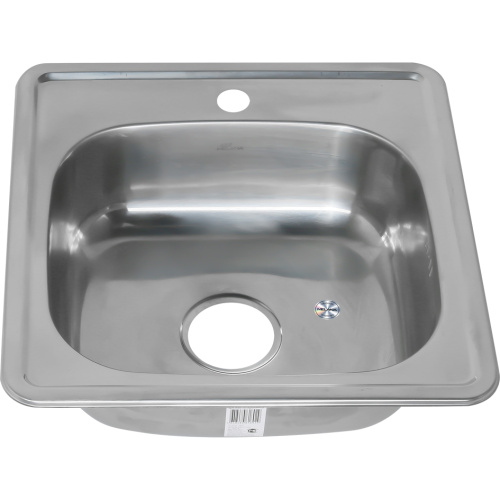Кухонная мойка Melana 021 ti (*15) 48x48 цвет хром