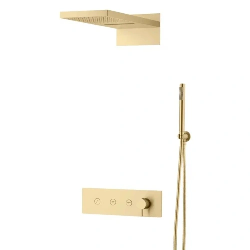 Душевая система Boheme Fusion 130-MG встраиваемая цвет золото матовое