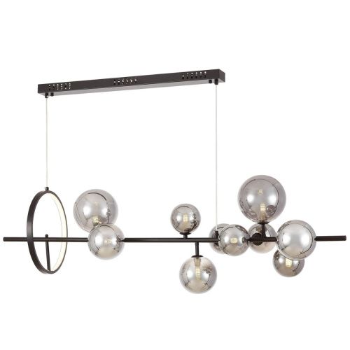 Светильник подвесной Lumina Deco LDP 7033-10 BK+GY
