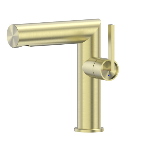 Смеситель Abber Perfekte 316 AF8A10BG на раковину брашированное золото