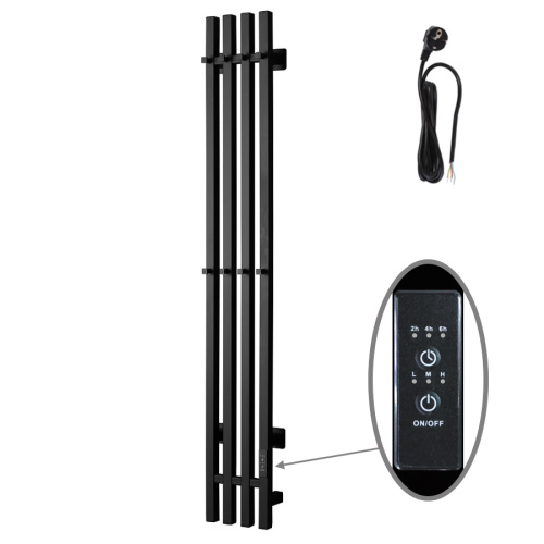 Полотенцесушитель Тругор Вектор Пэк сп ПэкспВекторкв412015черВГП 21х120 электрический черный