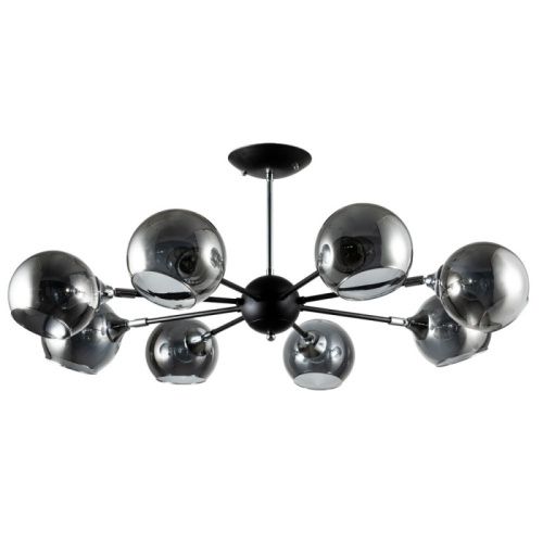 Люстра на штанге Arte Lamp Lagos (Лагос) A2708PL-8BK