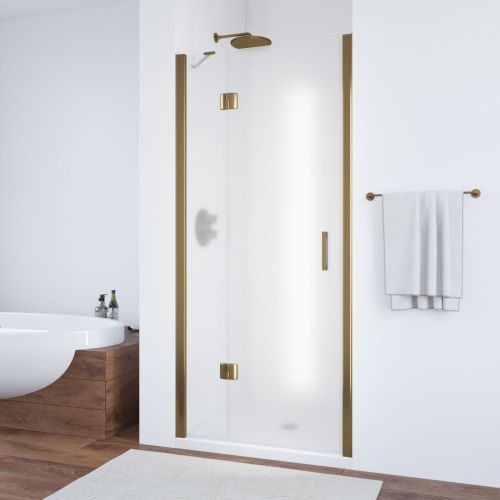 Душевая дверь Vegas-Glass AFP TUR+NOVO AFP TUR NOVO h1890 90 05 10 L 90х190 стекло матовое профиль бронза