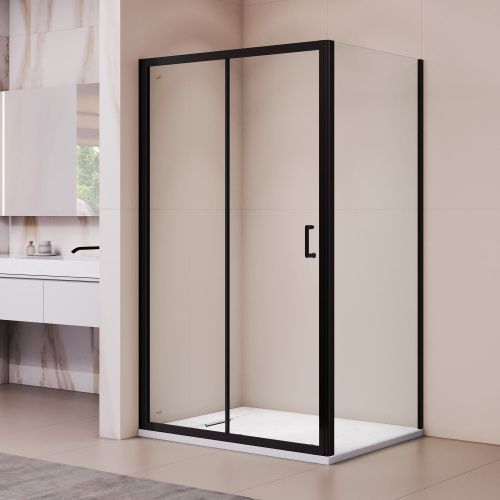 Душевой уголок RGW Passage 410874172-14 170х120 стекло прозрачное профиль черный без поддона