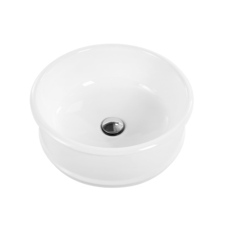 Раковина BelBagno 45 см BB1383 накладная цвет белый глянцевый