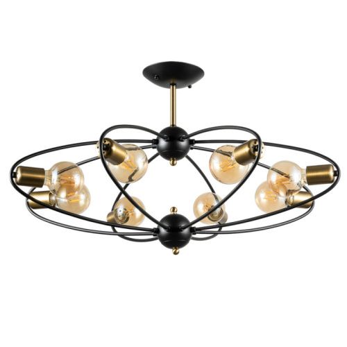 Люстра на штанге Arte Lamp Glasgow (Гласгов) A1963PL-8BK