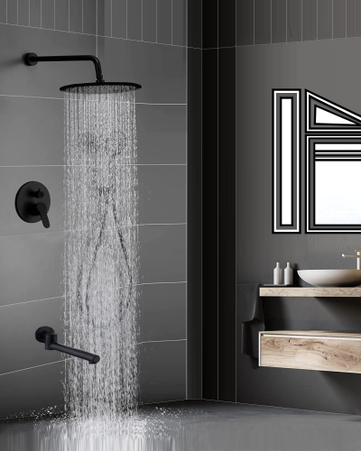 Душевая система ALMAes Ruver TVZ-8830 встраиваемая цвет черный