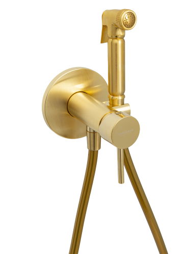 Гигиенический душ со смесителем Mariani B22185NXW золото брашированное