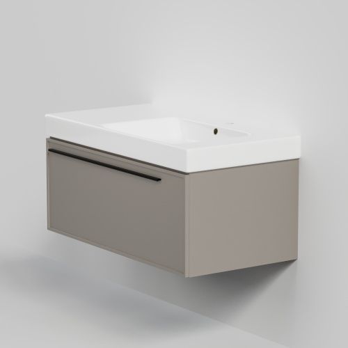 Тумба с раковиной La Fenice ELBA NFNC-01-ELB-C-90-3-90R 91х36х49 подвесная цвет бежевый