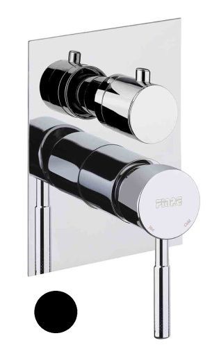 Смеситель для ванны и душа Fiore Xenon 44NN7501 встраиваемый в стену черный