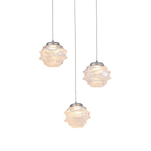 Светильник подвесной Delight Collection MD25030003-3A chrome/clear