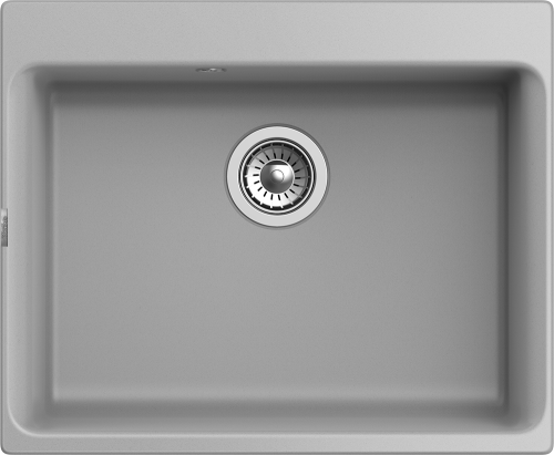 Кухонная мойка Rivelato AXEL Х-60 grigio metallizzato 63х52 цвет серый металлик