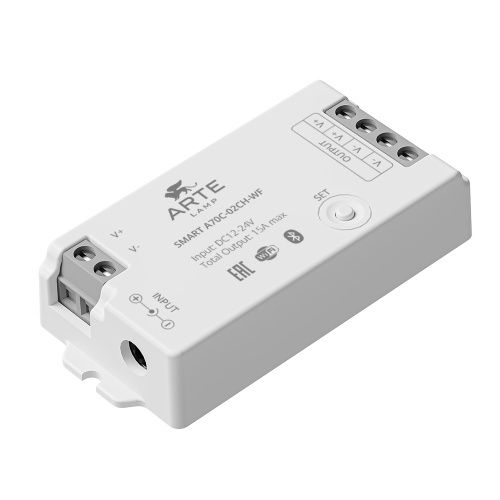 Контроллер двухканальный Arte Lamp Smart (Смарт) A70C-02CH-WF
