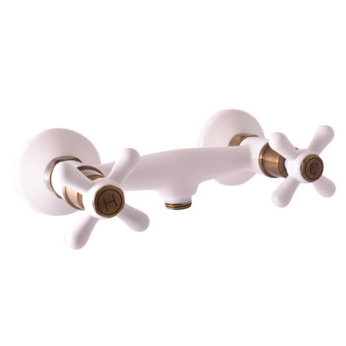 Смеситель для ванны и душа MORAVA MK180.5BSM настенный белый