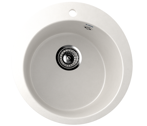 Кухонная мойка Ulgran Classic U-405-341 49,5х49,5 цвет белый
