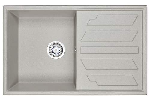 Кухонная мойка Granula 8002 БАЗАЛЬТ 79х50 цвет серый