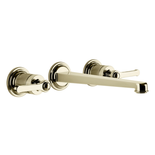 Смеситель для раковины Gessi Venti20 65090#710 встраиваемый в стену латунь (внешняя часть)