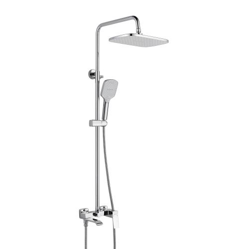 Душевая стойка Shevanik S4136 настенная цвет хром